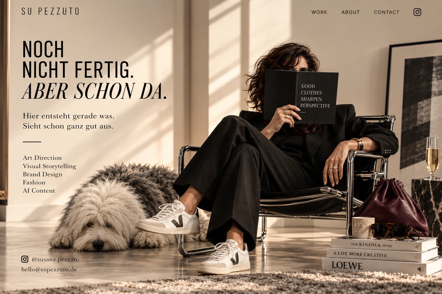 SU PEZZUTO — Noch nicht fertig. Aber schon da.